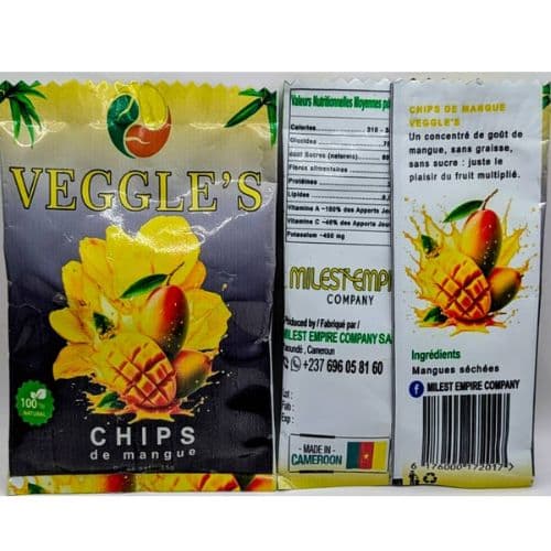 Chips de Mangue Veggle's, 35g